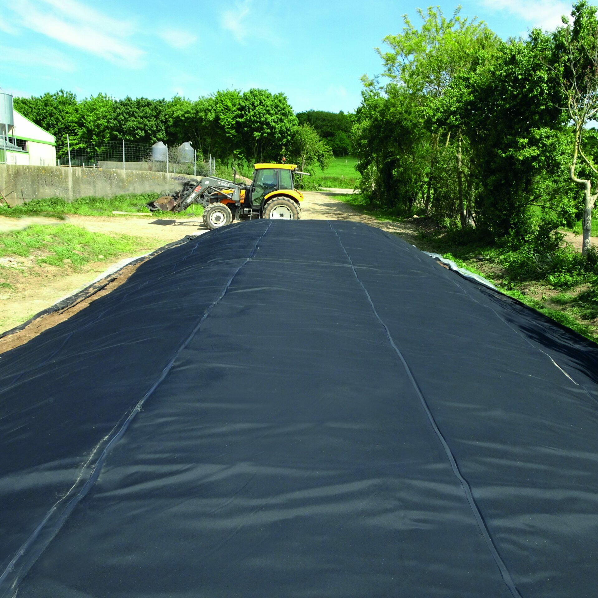 Silage covered with Geosmart EPDM